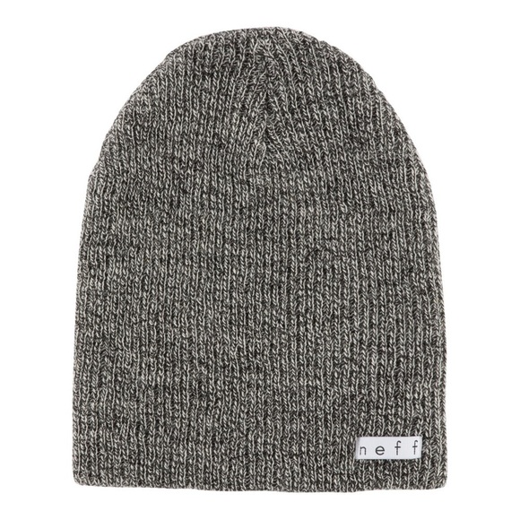 ✨ Neff Daily Heather Beanie Unisex Gray Casual Warm - Picture 2 of 5
